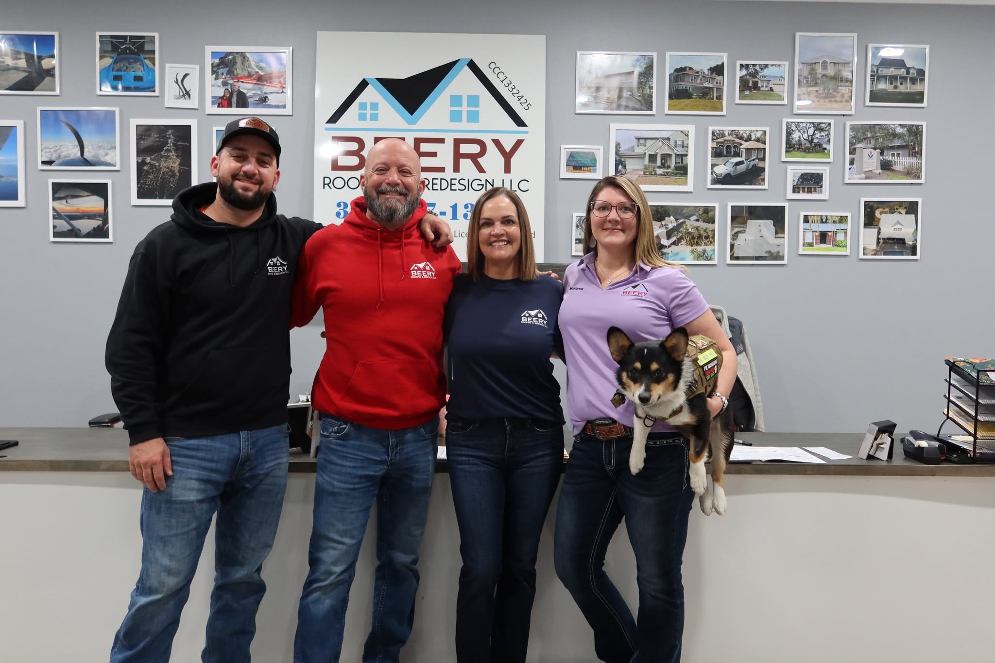 Beery Roofing & Redesign team