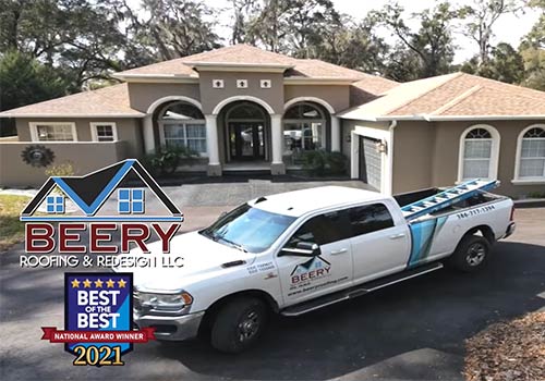 Beery Roofing & Redesign 2021 national Best of the Best award