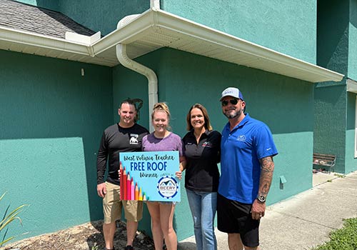 2025 West Volusia Teacher Free Roof Winner