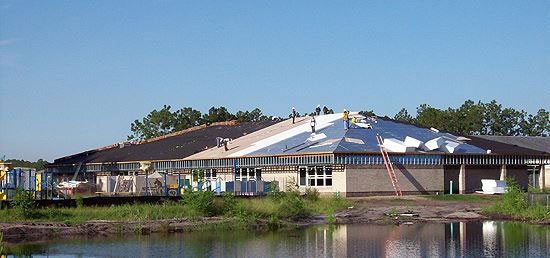 Commercial roof installation in Volusia County, FL