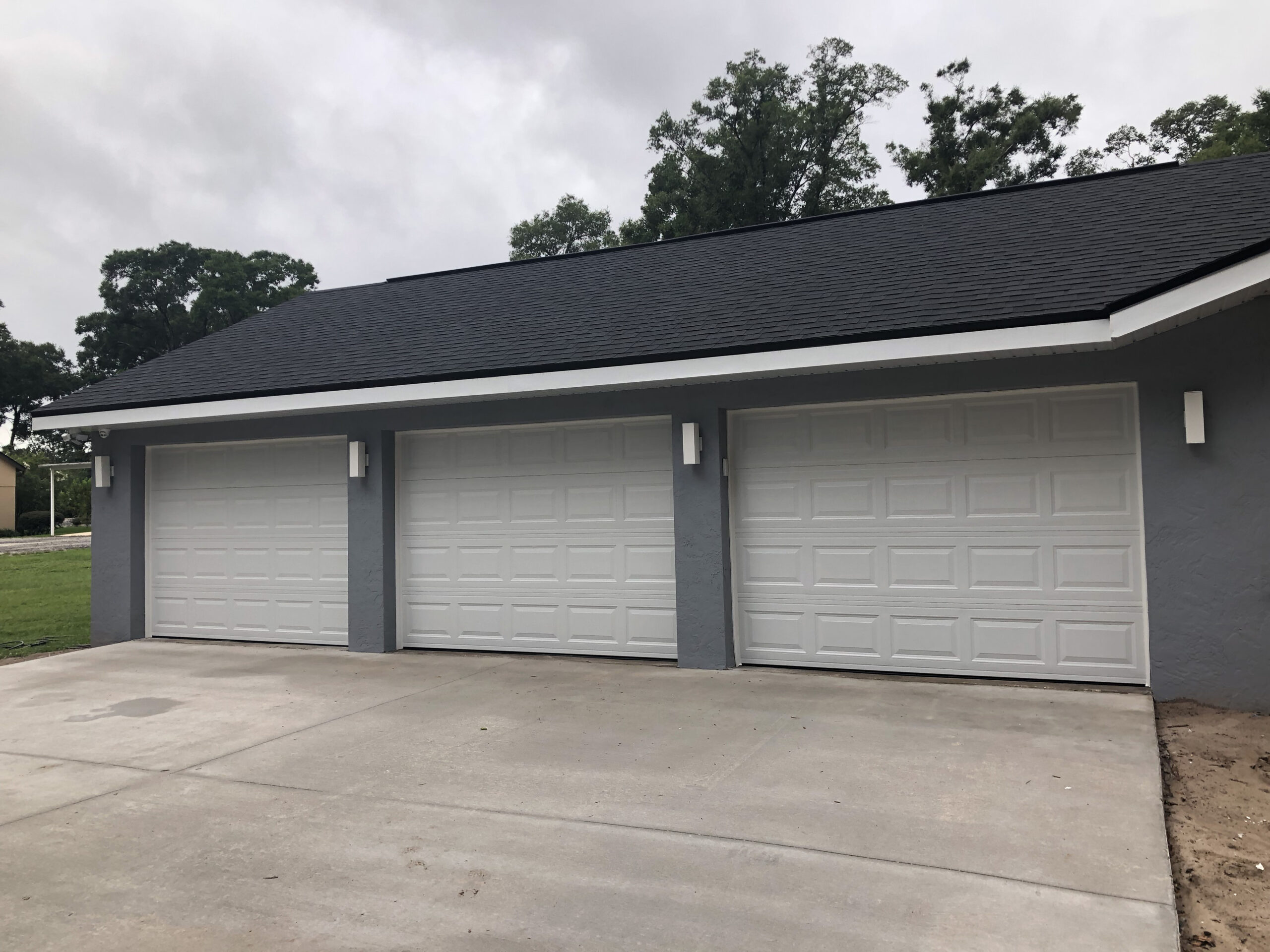 Completed garage home addition in DeLand, FL